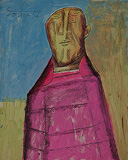 Priest - F N Souza - Modern Evening Sale | Mumbai, Live