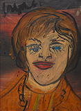 Portrait of Anne Hastings - F N Souza - Modern Evening Sale | Mumbai, Live