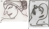 a) Face of Lady b) Boy In Agony - Jogen Chowdhury - Works on Paper Online Auction
