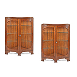 ART DECO CORNER CABINET -   - The Design Sale