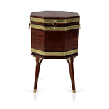 OCTAGONAL WINE CELLARETTE -   - The Design Sale