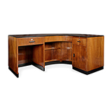 ART DECO FAN-SHAPED WRITING TABLE -   - The Design Sale