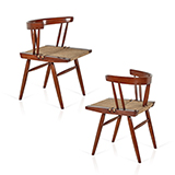 GRASS-SEATED CHAIR, GEORGE NAKASHIMA -   - The Design Sale