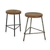 STOOL WITH TRIANGULAR BASE, PIERRE JEANNERET -   - The Design Sale