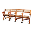 FOUR SEATER CINEMA BENCH, PIERRE JEANNERET - The Design Sale
