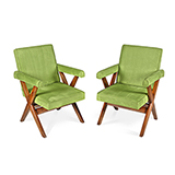 X FRAME CHAIR, PIERRE JEANERRET -   - The Design Sale