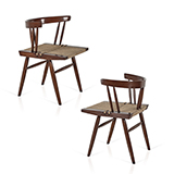 GRASS-SEATED CHAIR, GEORGE NAKASHIMA -   - The Design Sale