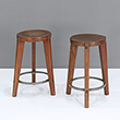 STOOL WITH CIRCULAR BASE - The Design Sale