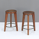 STOOL WITH CIRCULAR BASE -   - The Design Sale