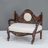 CARVED LOVESEAT -   - The Design Sale