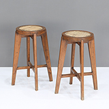 STOOL WITH CANE SEAT -   - The Design Sale