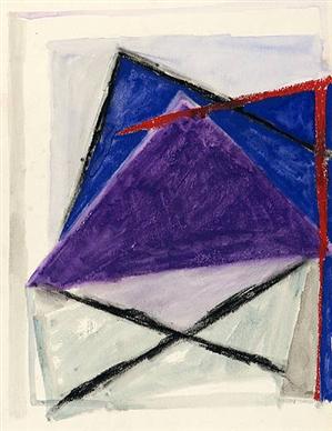 The house with a purple roof