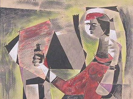 Sucide - Woman holding Poison