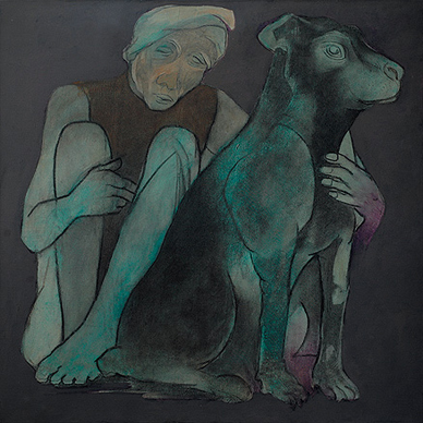 Man with Dog