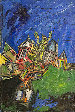 Untitled (Blue and Green Landscape)