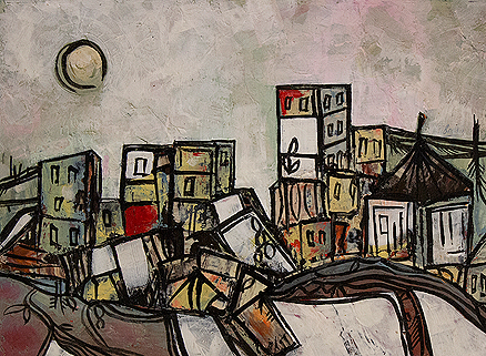 Untitled (Landscape with Moon)