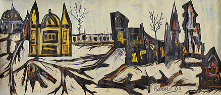 Untitled (Goan Landscape with Church)