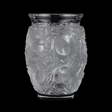 'BAGATELLE' CRYSTAL VASE BY LALIQUE