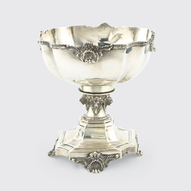 SILVER FRUIT BOWL BY ADIE BROTHERS LTD.