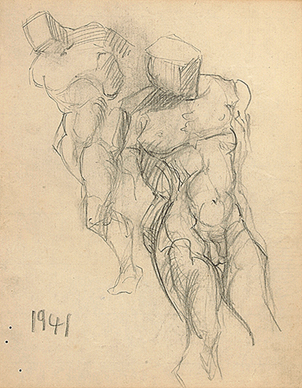 Untitled (Male nudes)