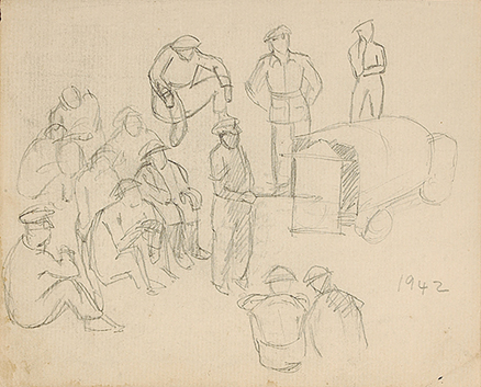 Untitled (Composition with Soldiers)