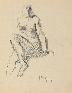 Untitled (Nude figure)