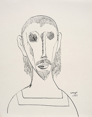 Untitled (Head of a Saint)