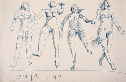 Untitled (Four Running Girls)