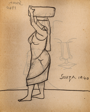 Untitled (Labourer) recto; Untitled verso