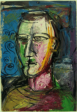 Untitled, (Head of a Man)