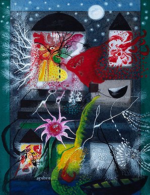 Temple Under Dark Mountains