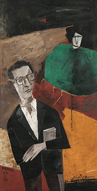 Portrait of Ram Kumar