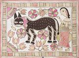 Anonymous-Untitled (Madhubani Painting)