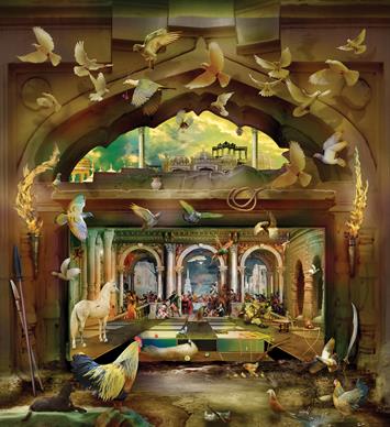 Ravi Verma in the House of Levi: Version Last Supper