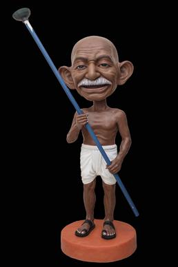Bobble head Gandhi 2 