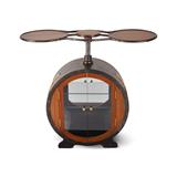 Drum style cabinet with table top -   - The Design Sale