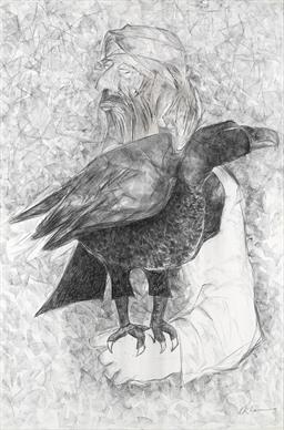 Old Man with a Young Hawk