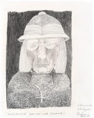 "Aunty Flossie" Does Not Like Smoking !