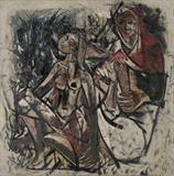 Krishen Khanna-Woman Having Her Hair Combed