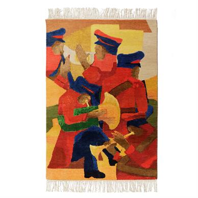 Hand-Knotted Carpet By Krishen Khanna