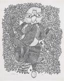 Ganesh (Gond Art)  - Jangarh Singh Shyam - One Bid Auction