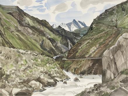 Road in Between Zanskar Valley and Kargil