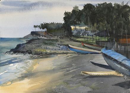 Black Beach, Odayam, Varkala