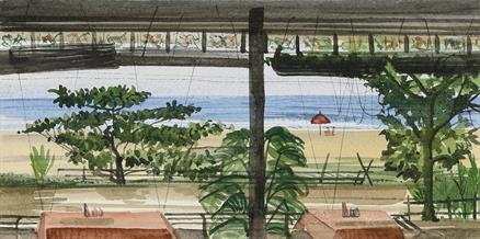 View From a Cafe, Papanasam, Varkala