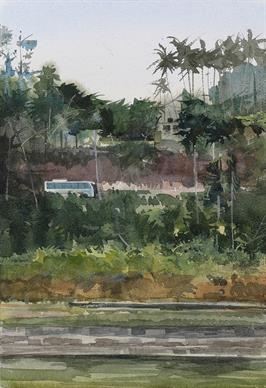 Tourist Bus, Varkala, Kerala