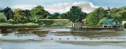 Men‘s Bathing Pond, Hampstead Heath, London