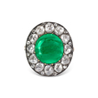 COLOMBIAN EMERALD AND DIAMOND RING - Fine Jewels and Silver