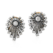 PAIR OF ‘STARBURST‘ DIAMOND EARRINGS - Fine Jewels and Silver
