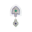 AN IMPRESSIVE ART DECO JABOT PIN BY CARTIER - Fine Jewels and Silver