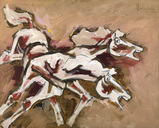 Untitled - M F Husain - Winter Live Auction